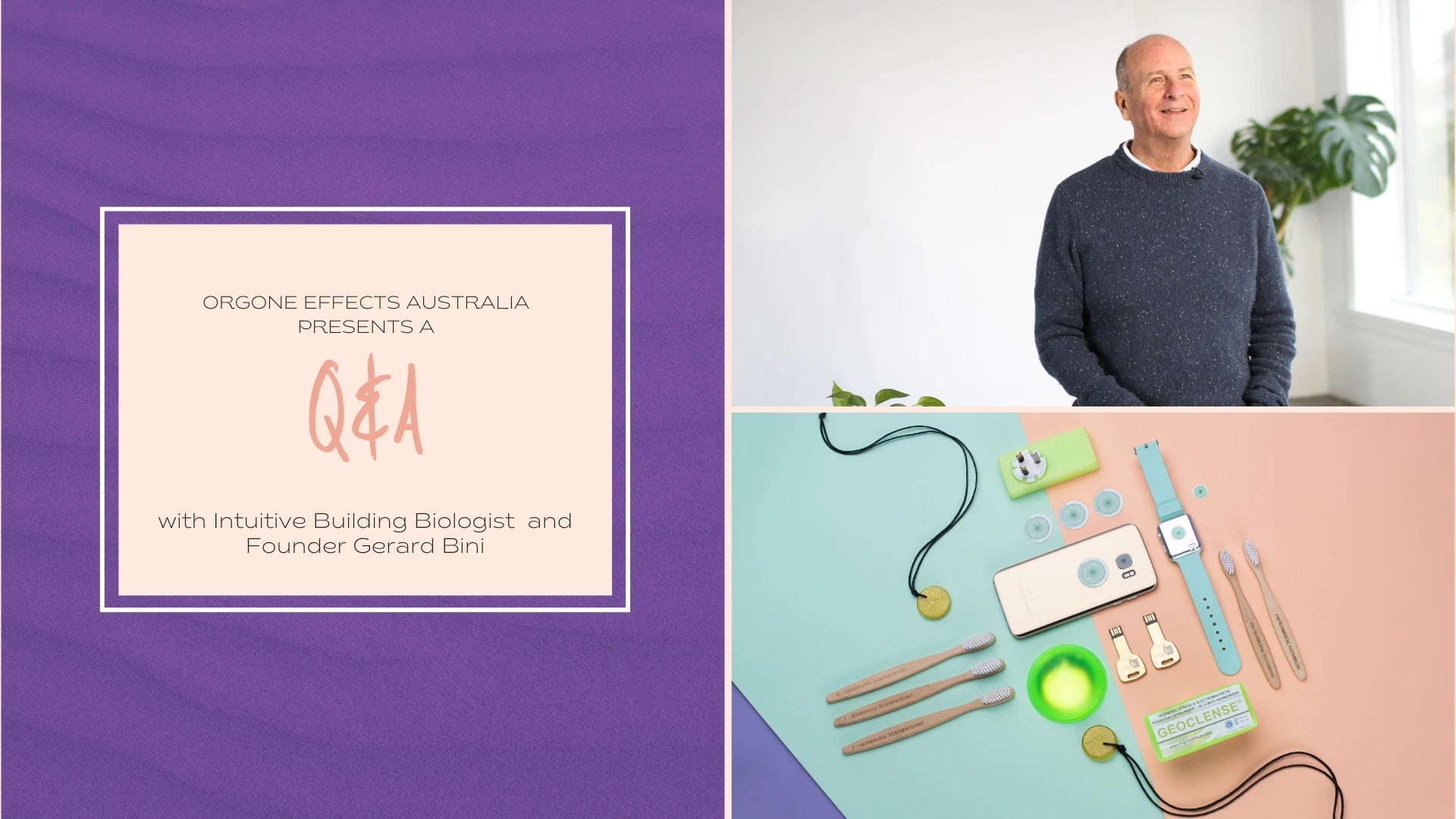 Live Q&amp;A with Orgone Effects Founder Gerard Bini